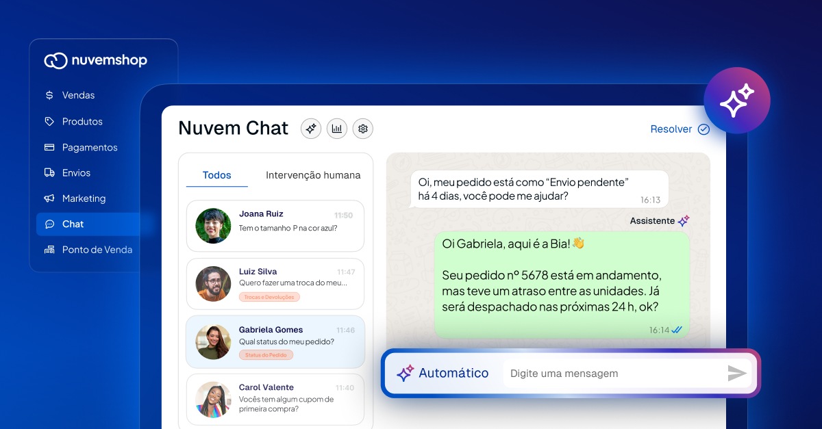 Nuvem Chat expande comércio conversacional para o Instagram
