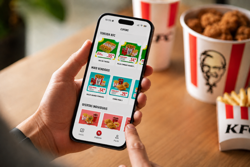 Aplicativo do KFC atinge 100 mil usuários em dois meses após relançamento